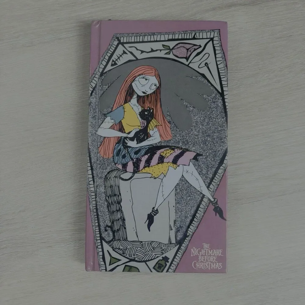 Disney Nightmare Before Christmas Sally Glitter Journal Notebook Bookmark READ!